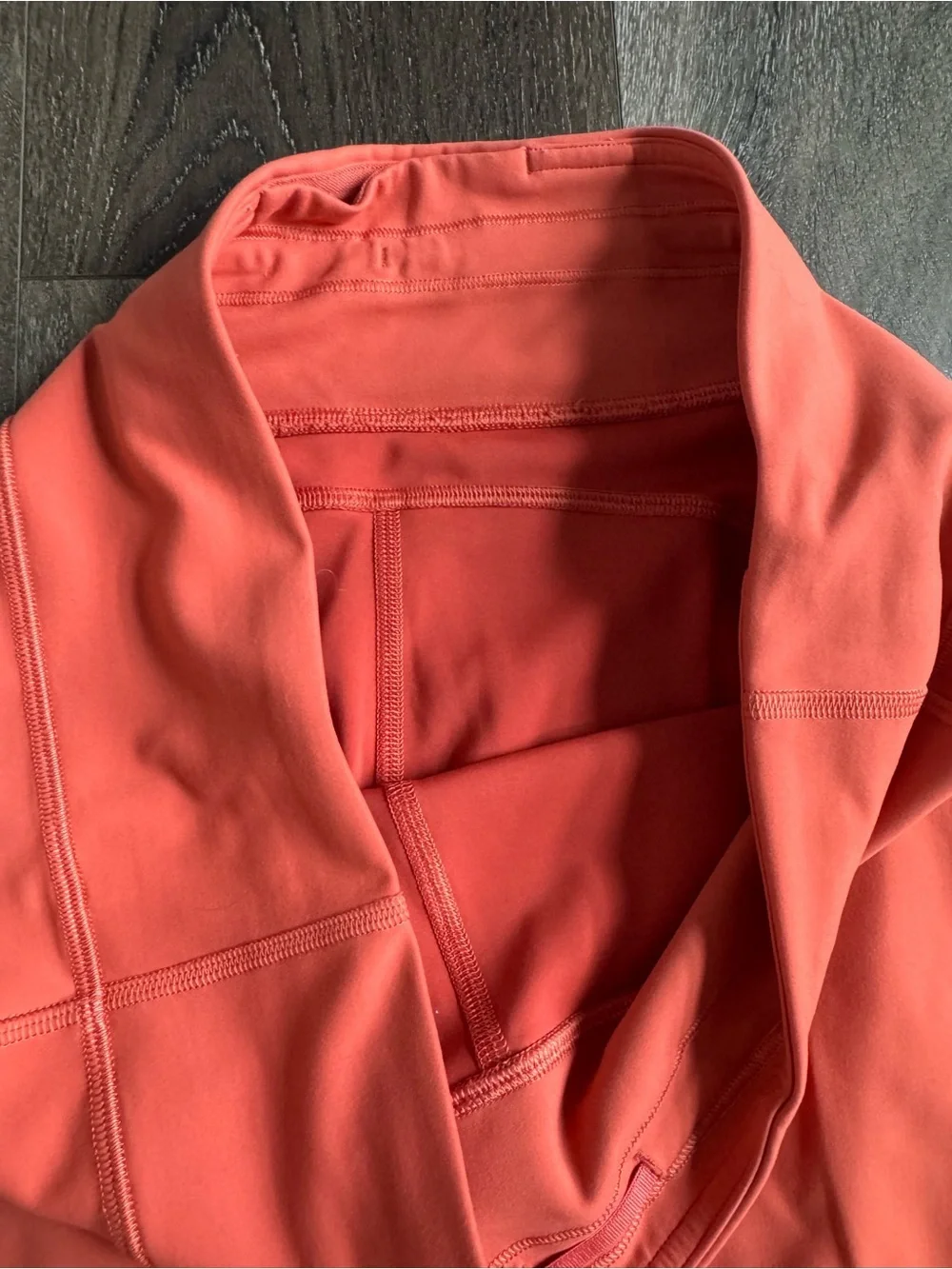 Lululemon Leggings with pockets Amber Orange Size 12